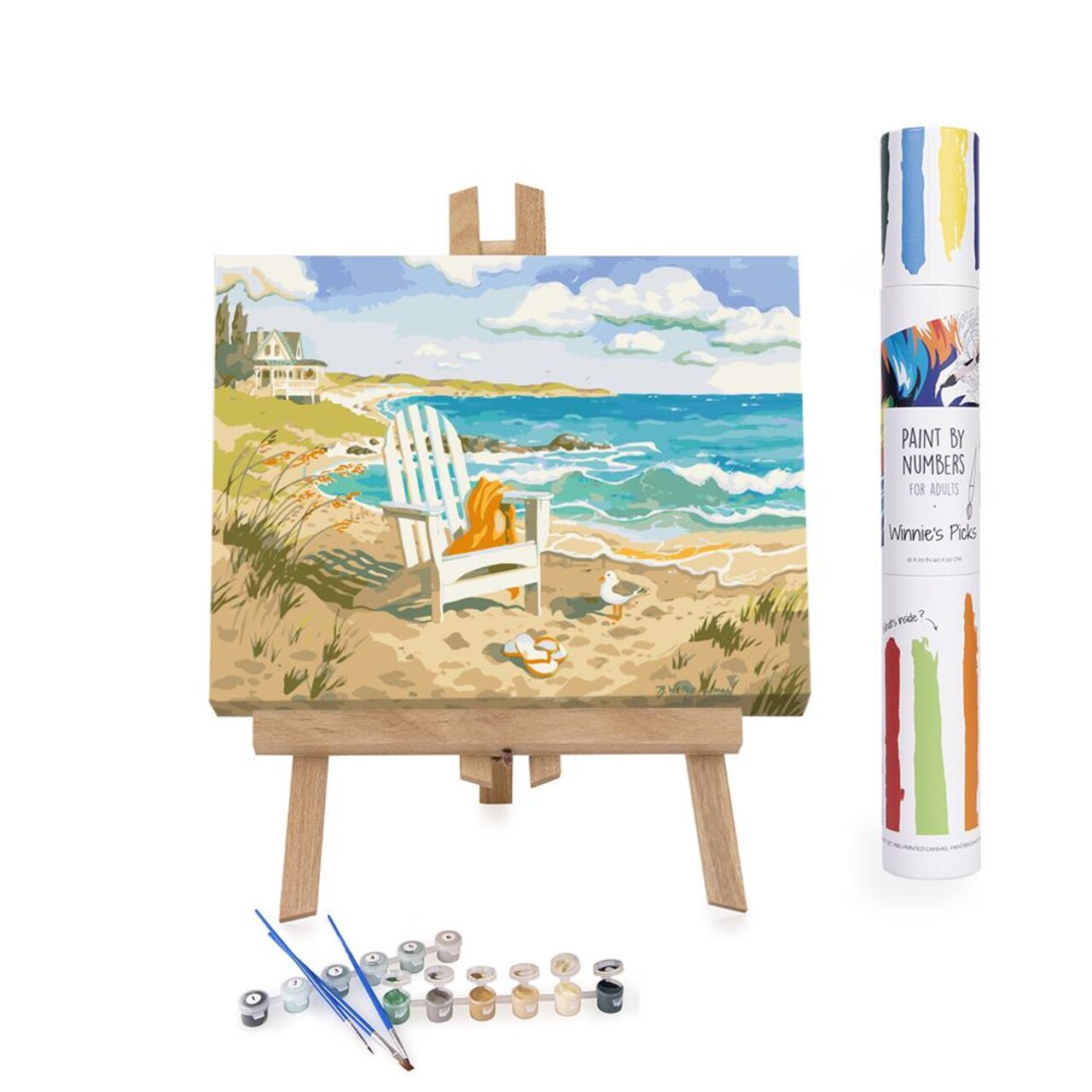 Sentimental Serenity: Waiting For You Paint by Numbers - 15x20in - Ships from California, USA